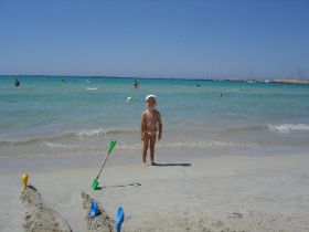 Marie an der Playa de Palma 08-2005